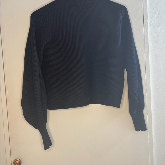 Zara Black Cowl Neck Sweater - Picture 2 of 3